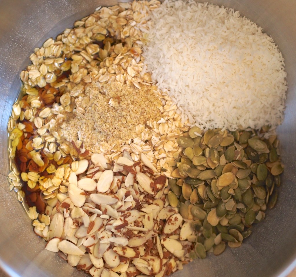 Whole Foods Ingredients for Granola