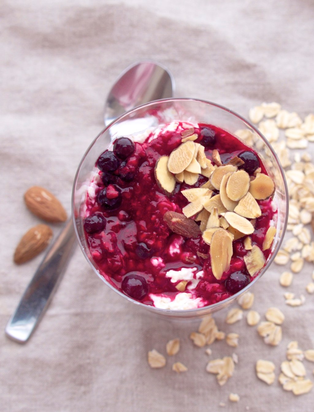 Make Ahead: Rolled Oats with Greek Yogurt & Mixed&nbsp;Berries
