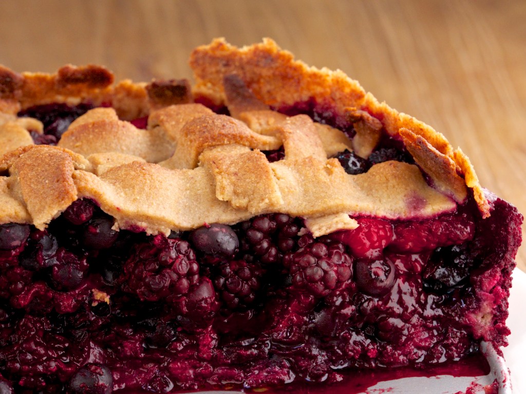 Triple Berry Tart: Berry Stack