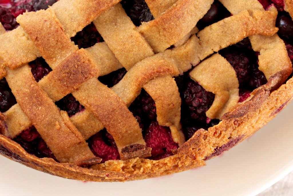 Triple Berry Tart: Lattice &amp; Crust