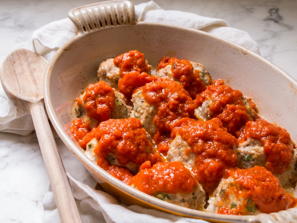 Weeknight Turkey Meatballs with Fresh Italian Herbs
